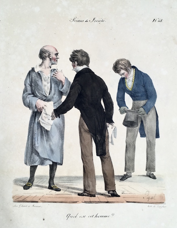 Scenes de Societe - Nº 48, Quel est ce homme?